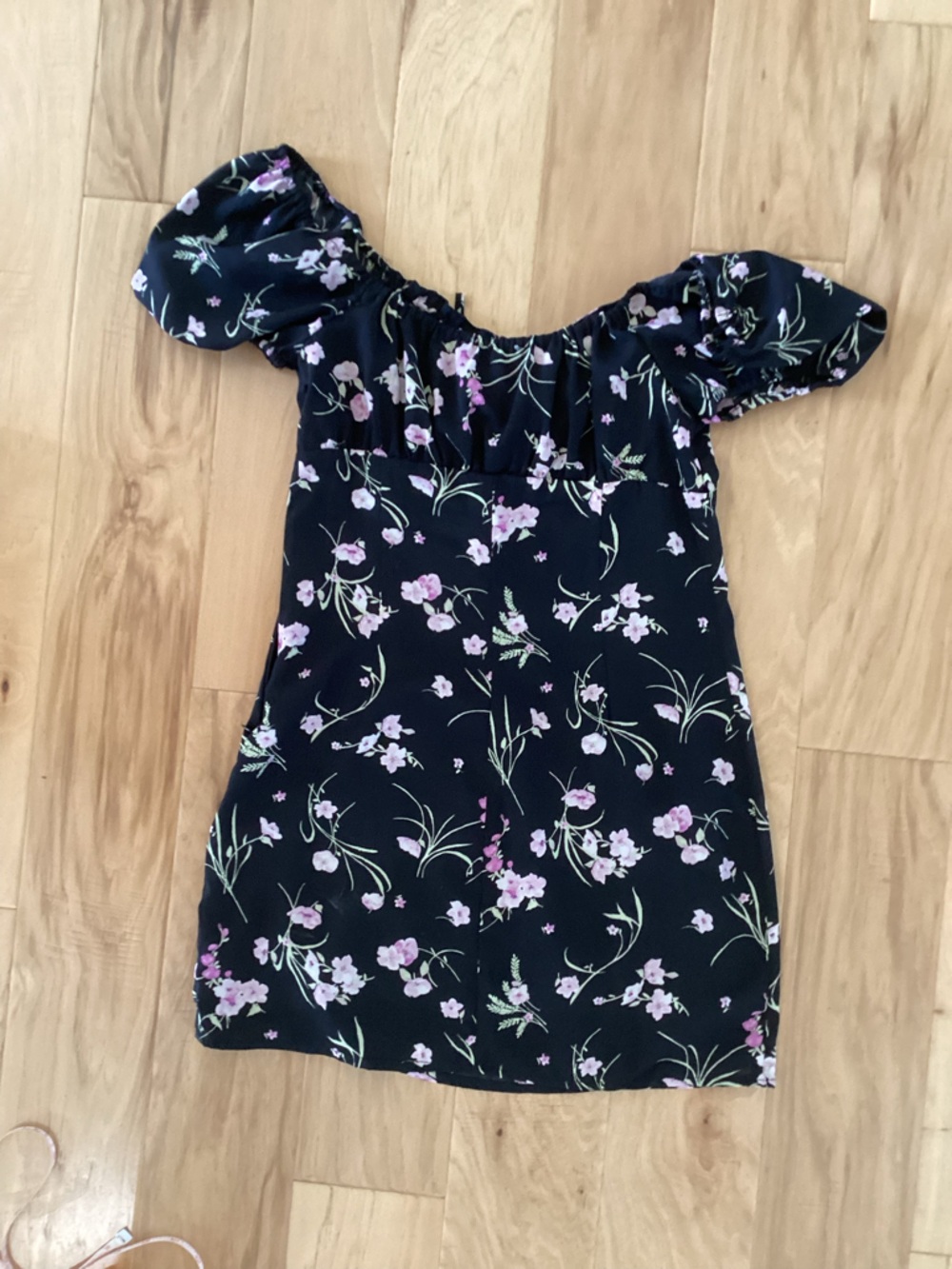 Women’s Black Floral Off-Shoulder dress  - Brand:BP from Nordstrom